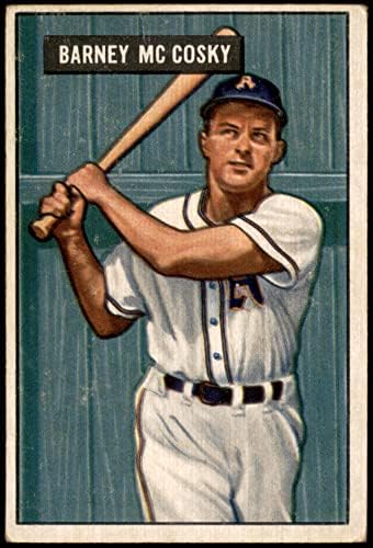 1951 Bowman # 84 Barney McCosky Philadelphia Athletics VG Athletics