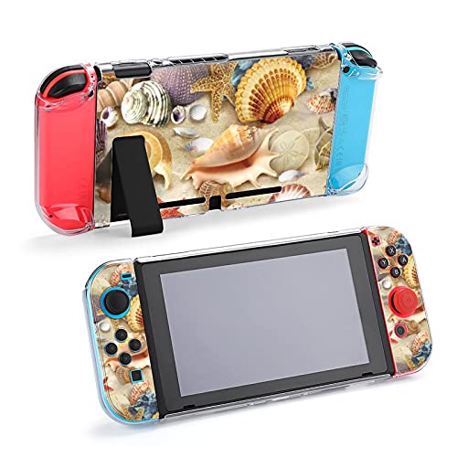 Sea Beach Starfish Protective Case Cover Compatível com Nintendo Switch