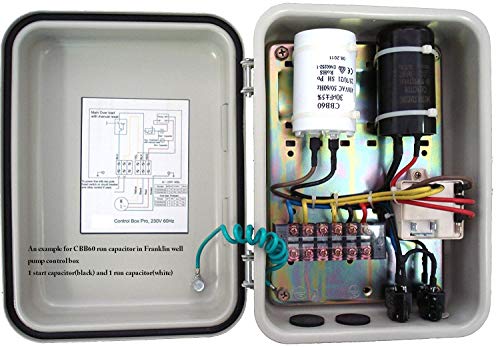 KBL 105-126 Capacitor de partida do motor MFD Compatível para Franklin Control Box 2823008110, 2823018110, 2801084915,