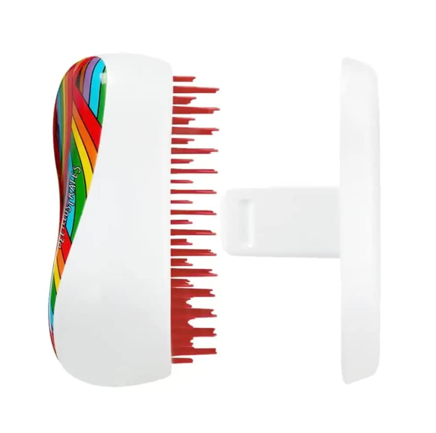 Teezer emaranhado | O compacto Styler Detanking Hairbrush para cabelos molhados e secos | Perfeito para viajar e em movimento