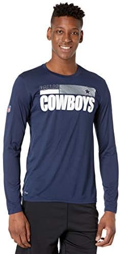 Dallas Cowboys Legend de manga longa masculina Tee