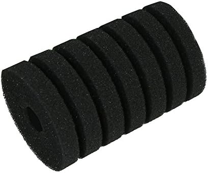 Powkoo Double Sponge Filter Aquarium Filter Sponge, filtro de espuma silenciosa para 5 a 10 galões de peixe tanque