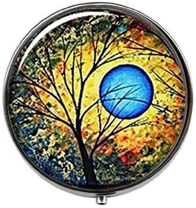 Weeping Willow Tree - Art Photo Pill Box - Charm Pill Caixa - Caixa de doces de vidro