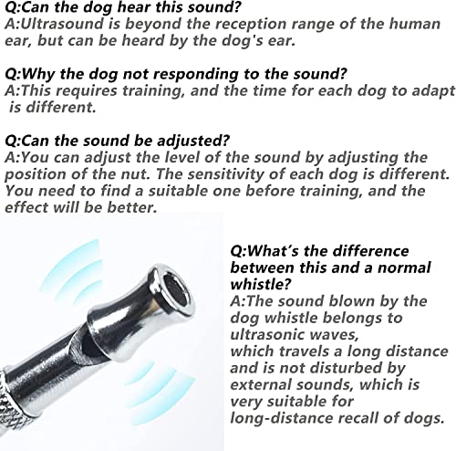 Asobio para cães Stop Barking, 2 Pacote Treinamento profissional de apito ultrassônico para cães para parar de latir,