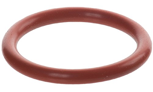 Sr. O-ring M1x14 O-ring de silicone, durômetro 70A, redondo, vermelho, silicone, 14 mm ID, 16 mm OD, 1 mm de largura