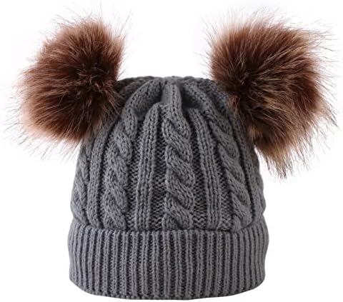 Chapéu maconha pom faux criança chapéu de chapéu de inverno algodão chapéu de algodão meninas garotas chapéu chapéu chapéu de caça
