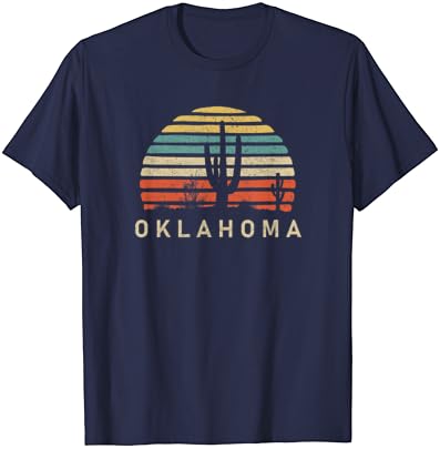 Oklahoma Tir Shirt Vintage 1980s Style Desert