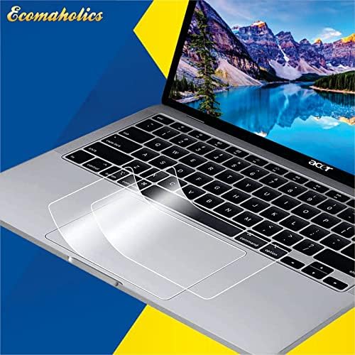 ECOMAHOLICS Trackpad Protector para MacBook Air Air 13,6 polegadas M2 Modelo A2681 Touch Pad Tampa com acabamento fosco transparente Anti-arranhão Anti-Water Touchpad Film, acessórios para laptop