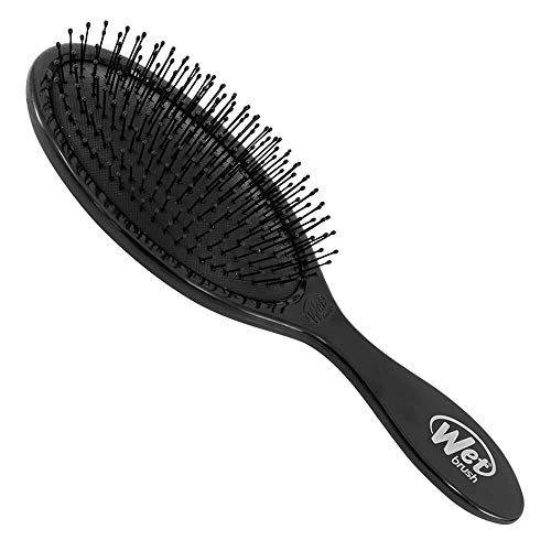 Pincel molhado Detangler original - preto - cerdas exclusivas Ultra -Soft Intelliflex - deslizam através de emaranhados com facilidade para todos os tipos de cabelo - para mulheres, homens, cabelos molhados e secos