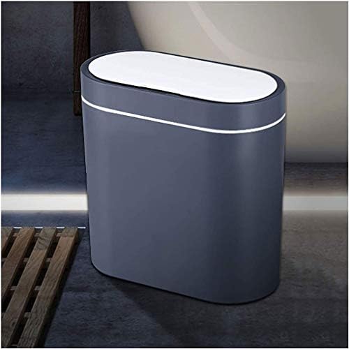 Lixo de lixo de cozinha wxxgy lata de banheiro coberto de água pode lixo pode lixo sem toque, lata de lixo para o quarto/c