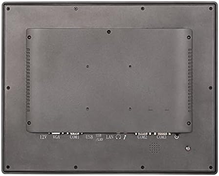 HUNSN 15 TFT XGA LED Painel industrial PC, tela de toque resistiva de 5 fios, J1800, PW21, painel frontal IP65, VGA/3USB2.0/USB3.0/LAN/3com/sem