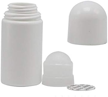 lasenersm 6 peças 1,69 onças /50ml Rolo de reabastecimento vazio em garrafas garrafas de rolos de plástico garrafas de rollerball de