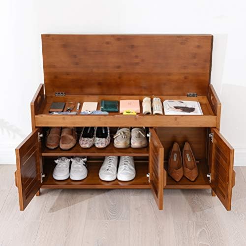 K Kelbel Woodlen Shoe Storage Organizer & Armet & Rack Bench para armário, entrada, janela e bancada ao ar livre, Boot