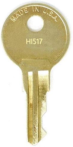 Hirsh Industries H1550 Chaves de substituição: 2 teclas