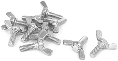 X-DREE M6X16MM 304 ASHA DE ASHA DE ASHA DE ASHA DE ASHANTE DE ASHANTE DE ASHANTE DE BORREFE DE ASHENTE DE ASHA DE ASHANTE 10PCS