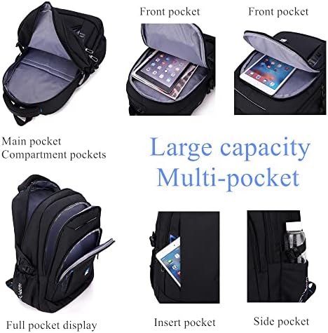 YJMKOI Capacidade de grande capacidade Backpack Middle School Rolling Bookbag Bolsa de bagagem de bagagem Bag com rodas