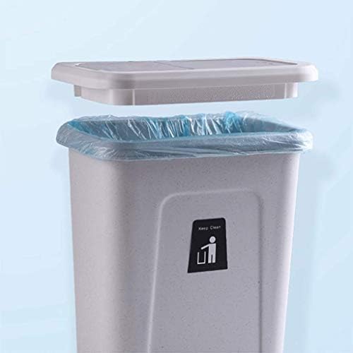 TJLSS lixo retangular pode cesta de resíduos, lixeira de lixo pequeno para banheiros, salas de pó, cozinhas, escritórios