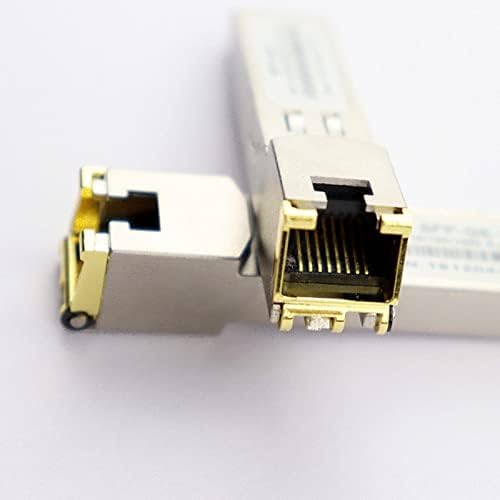 Csyanxing 1,25gb/s 10/10/1000m SFP a RJ45 Transceptor de cobre, 1000Base-T Gigabit SFP para RJ45 Ethernet Modular