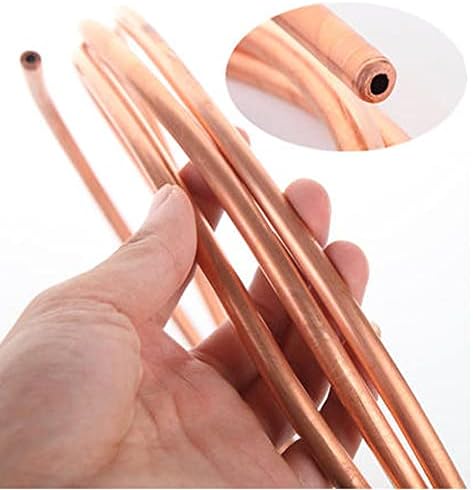 Tubulação de refrigeração, tubulação de cobre de bobina macia, tubo de refrigeração de tipo de cobre de tipo macio, 1/8 od