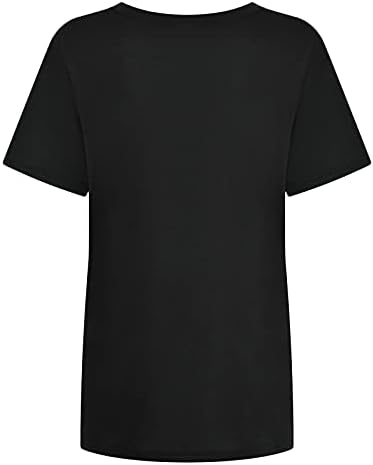 Tops de verão para mulheres casuais de manga curta redonda de pescoço gráfico de camisetas adolescentes meninas de grandes dimensões Blusa de camisetas de tee shop