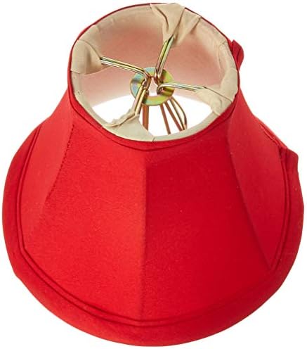 Royal Designs 5 Red Bell Candelier Lamp Shade, 3 x 5 x 4,5