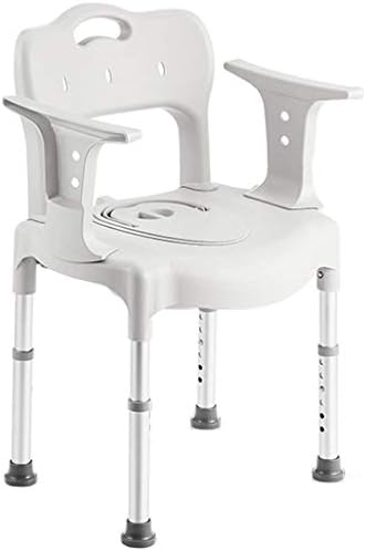 Lzlyer Cadeira de chuveiro banheira banheira portátil Ajusta ajustável Anti-deslocamento, banheira de banheira com pernas duráveis ​​de alumínio, para idosos, sênior, handicap e desativado