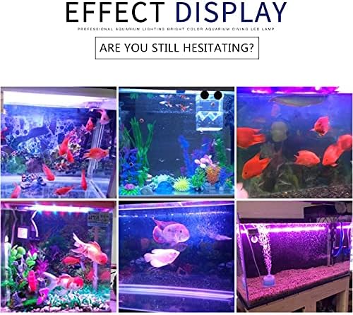 Planta de iluminação de aquário LED de 50W Multichip LED Aquário marinho multicoloria de espectro completo tanque de peixe planta