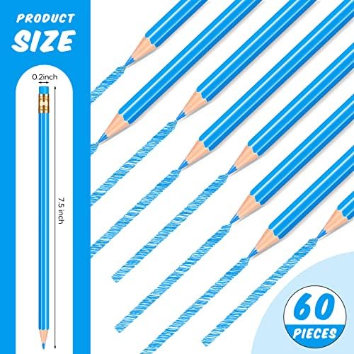 60 PCs Lápis Pré Lápis de verificação de verificação com lápis de cor apatra