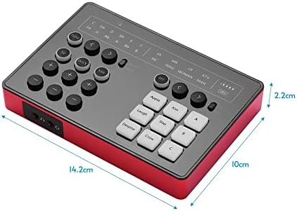 N/A SC-M1 Portable Live Broadcast Sound Card com DSP para computador de tablets para transmissão ao vivo gravação de karaokes