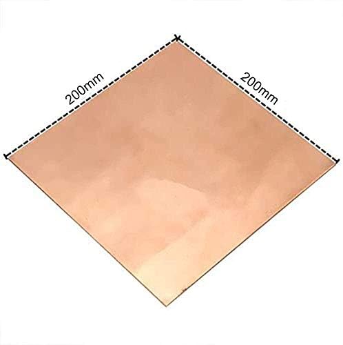 Z Crie design de folha de cobre de folha de cobre de placa de latão, adequado para solda e braz 0. 5mm x 200 mm x 200mm de folha de cobre de metal