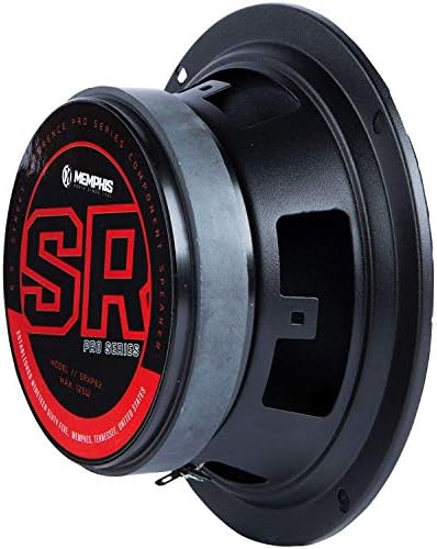 Memphis Audio SRXP62 Referência de rua de 6,5 polegadas 125 watts RMS 250 watts Popo de potência Pro Audio Componente Speaker de