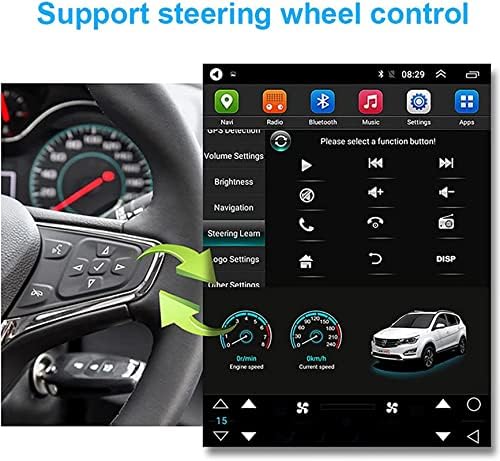 Player de vídeo de carro, 9,7 -Android 12 -auto -Radio Bluetooth Multimedia Player GPS Navigation Car estéreo para ch.evr.olet