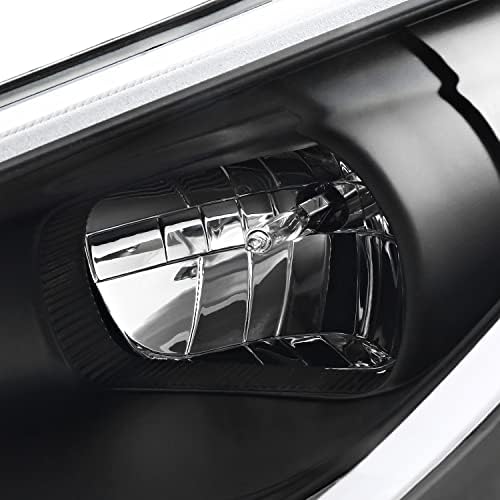 Spec-d Tuning Black LED Faróis do projetor com sinais de LED seqüenciais Luzes compatíveis com 2012-2017 Hyundai Veloster