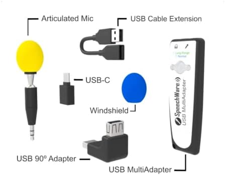 Speechware utm USB Travelmike High Sensitive Ruído Cancelando Microfone Laptop Mãos com Interface USB
