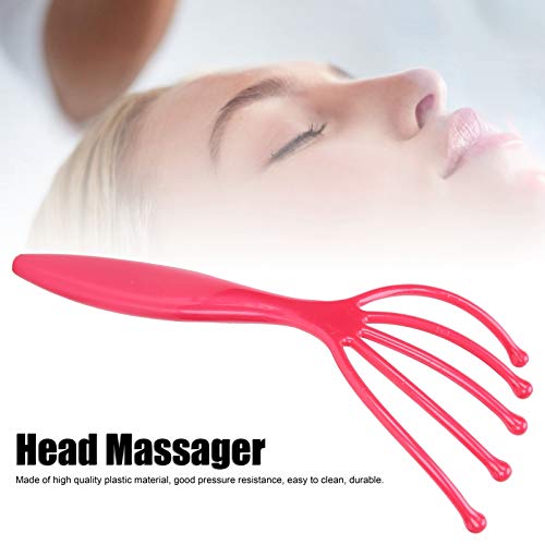 Garra de massageador de cabeça, plástico de massageiro portátil de mão -de -obra de cabelo de cabelo de cabeça de arranhões
