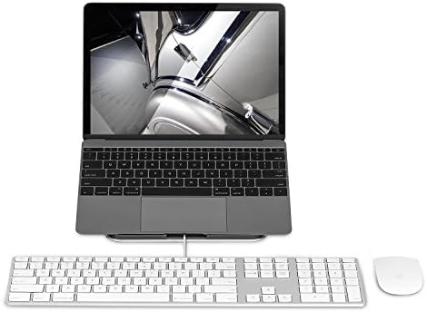 MONTAGEM! Riser de laptop inclinado para MacBook e iPad Pro - laptop ergonômico e cunha de tablets - resfriamento de laptop para MacBook, MacBook Pro, Chromebook, iPad Pro, Tablets de desenho com 11 -15 Telas