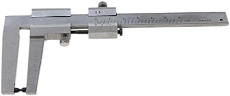 Quul 0-60mm Aço inoxidável pinça vernier para pinça de disco de freio Ferramentas de medição de alta precisão 0,1mm