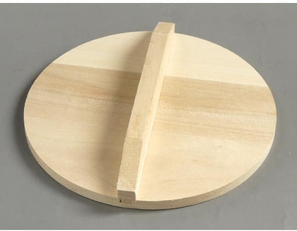 Tampa de madeira de cozinha de madeira capa de maconha Otoshibuta feita no Japão material natural)