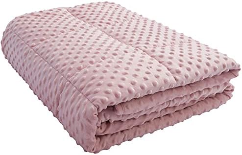 ALANSMA Reversível Cobertor pesado para toda a temporada, Veludo de luxo, um cobertor com peso de 10 lb quentes e frescos, desfrute de dormir em qualquer lugar
