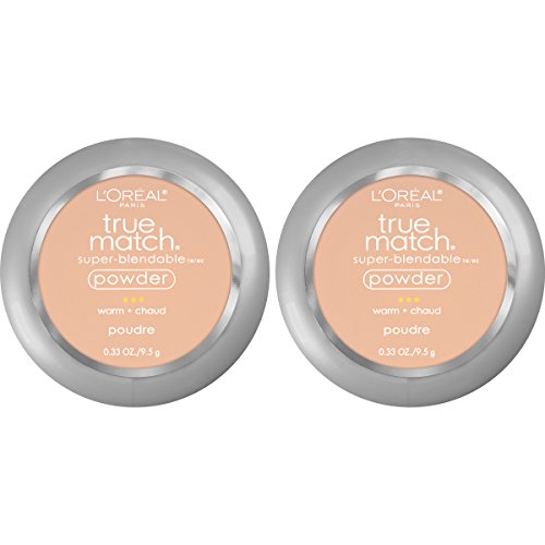 L'Oreal Paris Cosmetics True Match Super-Blendable Powder, Sand Beige, 2 contagem