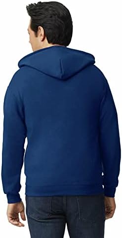 Gildan Adulto Fleece Zip com capuz com capuz, estilo G18600