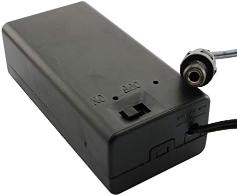 TEGG 2PCS 9V Battery Porta com interruptor liga/desliga e fio de chumbo de 5,5 x 2,1 mm DC para Arduino