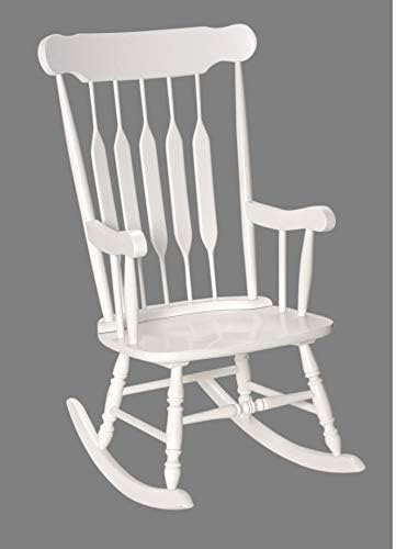 Cadeiras de balanço da marca de presente - Rocker de madeira clássica - Design equipado com conforto, perfeito para salas de estar,