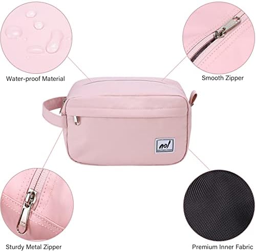 Bolsa de higiene pessoal feminino Acessórios para viagens resistentes a água Bolsa de maquiagem de nylon para viagens Essentials Beach