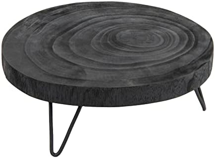 Cooperativa Criativa Decorativa Paulownia Wood, Black Pedestal, 11