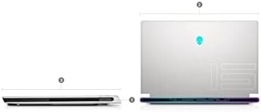 Dell Alienware X15 R1 Laptop para jogos | 15.6 QHD | CORREI I7 - 1TB SSD - 16GB RAM - RTX 3070 | 8 CORES a 4,6 GHz - 11ª geração CPU