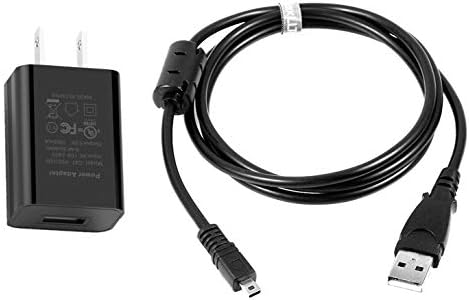 MAXllTO USB Adaptador de energia CA Cabo de carregador de bateria para Sony Cybershot DSC-W830 / W830S / W830B / W830P / W830R / W830L