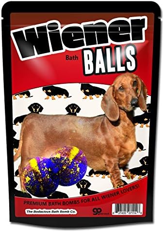 Wiener Balls Bombas Bombas de Banho Dachshund Gags para amantes de cães Xl Bombas de batatas