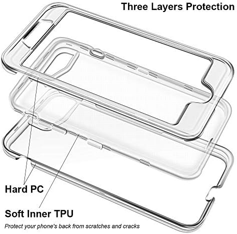 Caso Anuck para iPhone 8 Plus, para iPhone 7 Plus, capa, 3 em 1 Defensor de serviço pesado Caso de proteção à prova de choque de corpo inteiro