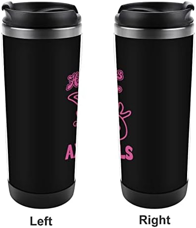 Felicidade é Axolotls Travel canecas de café com copos isolados de tampa